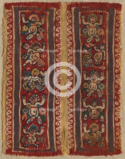 Fragment, Sleeve Ornament of a Tunic, 400s - 600s. Creator: Unknown.