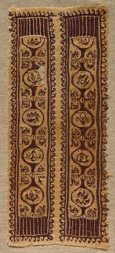 Fragment, Sleeve Ornament from a Tunic, 400s - 600s. Creator: Unknown