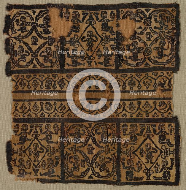 Fragment, Sleeve Ornament from a Tunic, 500s - early 600s. Creator: Unknown.