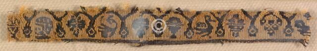 Fragment, Sleeve Ornament from a Tunic, 500s - early 600s. Creator: Unknown.