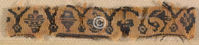 Fragment, Sleeve Ornament from a Tunic, 500s - early 600s. Creator: Unknown.