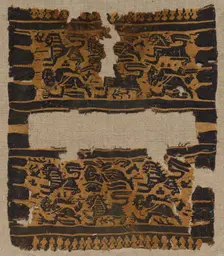 Fragment, Sleeve Ornament from a Tunic, early 600s. Creator: Unknown