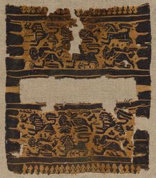 Fragment, Sleeve Ornament from a Tunic, early 600s. Creator: Unknown