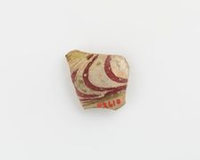 Fragment, slightly concave, 3rd-4th century. Creator: Unknown