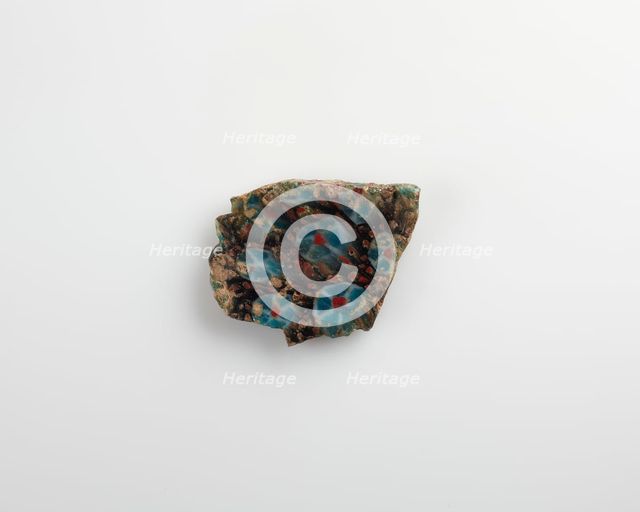 Fragment, slightly concave, Ptolemaic Dynasty or Roman period, 100 BCE-100 CE. Creator: Unknown.