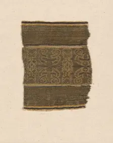 Fragment, Spain, 13th century. Creator: Unknown