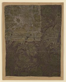 Fragment Supplemented with Drawing, Italy, 14th century and 19th century. Creator: Paul Schultze