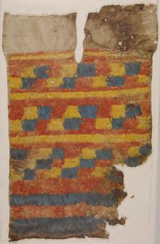 Fragment (Possibly From a Tunic), Peru, 600/1532 A.D.. Creator: Unknown
