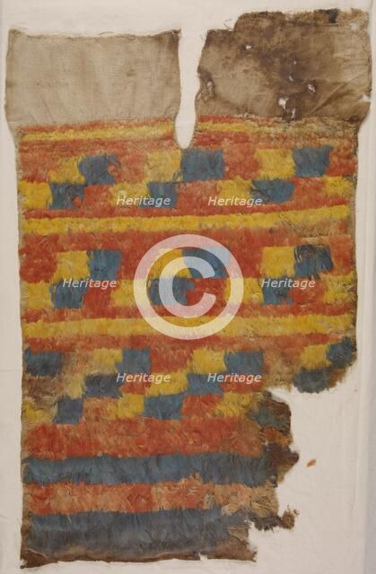 Fragment (Possibly From a Tunic), Peru, 600/1532 A.D.. Creator: Unknown.