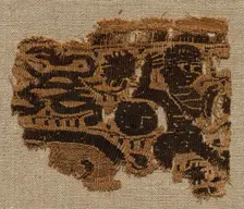 Fragment, Part of an Ornament from a Garment, 500s. Creator: Unknown