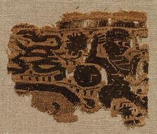 Fragment, Part of an Ornament from a Garment, 500s. Creator: Unknown