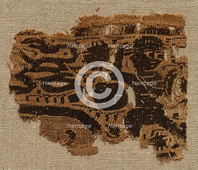 Fragment, Part of an Ornament from a Garment, 500s. Creator: Unknown.