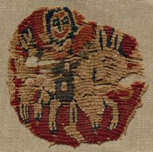 Fragment, Part of an Ornament from a Garment, 800-850. Creator: Unknown