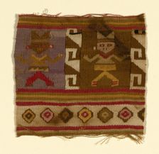 Fragment, Peru, 900/1470. Creator: Unknown
