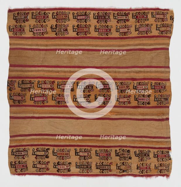 Fragment, Peru, 1000/1476. Creator: Unknown.