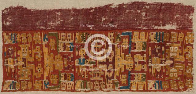 Fragment, Peru, 200 B.C./A.D. 600. Creator: Unknown.