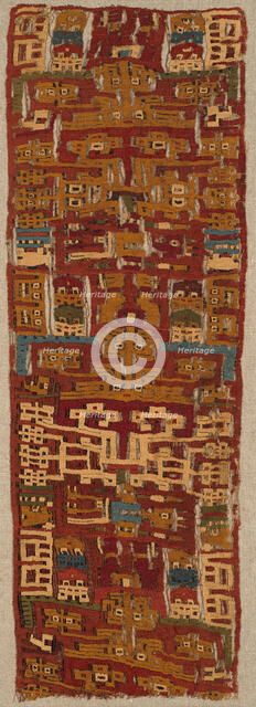 Fragment, Peru, 200 B.C./A.D. 600. Creator: Unknown.