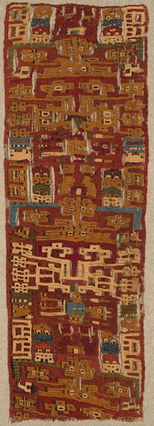 Fragment, Peru, 200 B.C./A.D. 600. Creator: Unknown