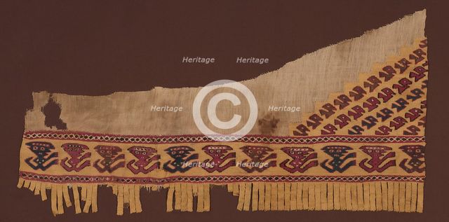 Fragment, Peru, A.D. 1000/1476. Creator: Unknown.