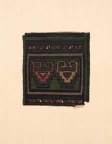 Fragment, Peru, A.D. 1000/1476. Creator: Unknown