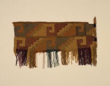 Fragment, Peru, A.D. 1000/1476. Creator: Unknown