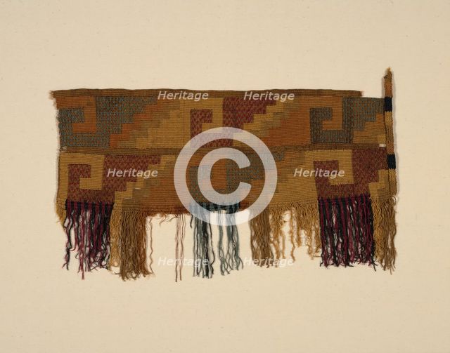 Fragment, Peru, A.D. 1000/1476. Creator: Unknown.