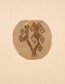 Fragment, Peru, A.D. 1000/1476. Creator: Unknown