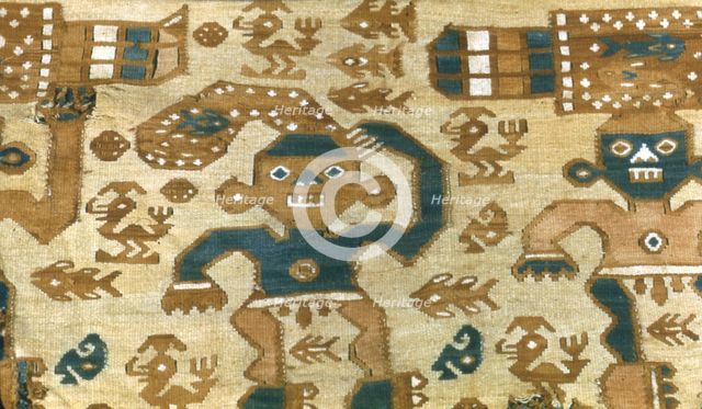 Fragment, Peru, A.D. 1000/1476. Creator: Unknown.