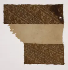 Fragment, Peru, A.D. 1000/1476. Creator: Unknown