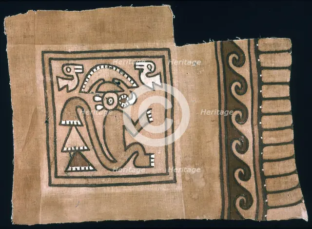 Fragment, Peru, A.D. 1000/1476. Creator: Unknown.