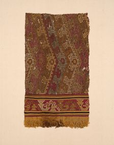 Fragment, Peru, A.D. 1000/1476. Creator: Unknown
