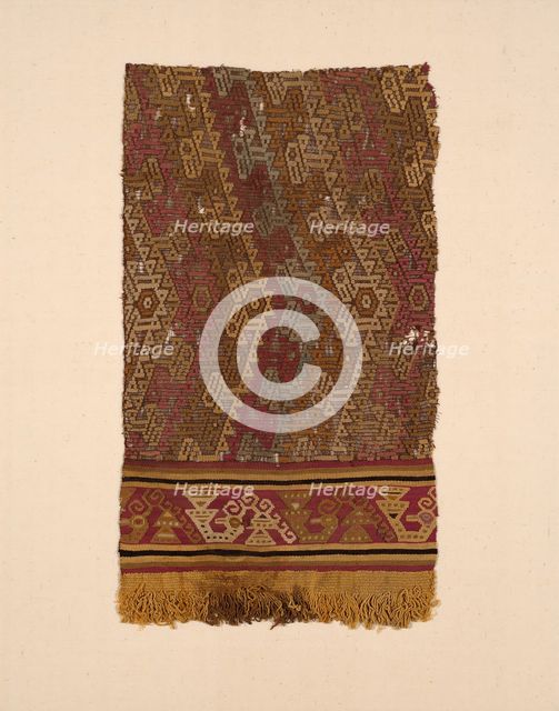 Fragment, Peru, A.D. 1000/1476. Creator: Unknown.