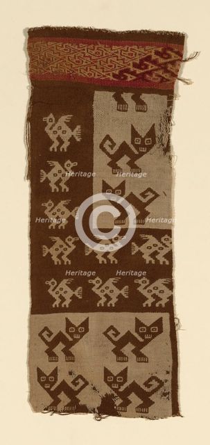 Fragment, Peru, A.D. 1000/1476. Creator: Unknown.