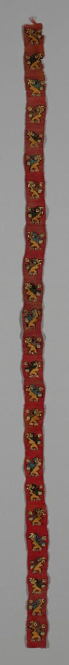 Fragment, Peru, A.D. 1000/1476. Creator: Unknown
