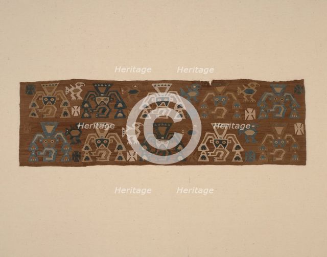 Fragment, Peru, A.D. 1000/1476. Creator: Unknown.