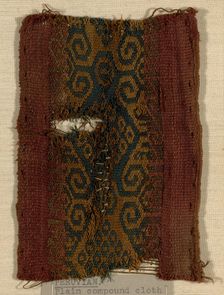 Fragment, Peru, A.D. 1476/1532. Creator: Unknown