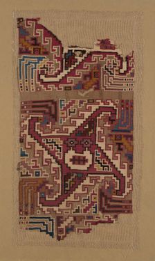 Fragment, Peru, A.D. 500/1000. Creator: Unknown