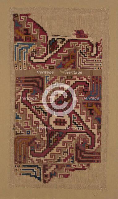 Fragment, Peru, A.D. 500/1000. Creator: Unknown.