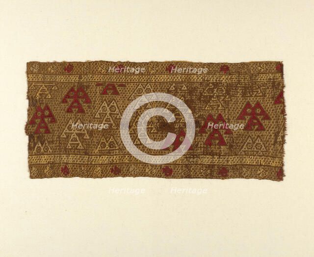 Fragment, Peru, A.D. 1000/1476. Creator: Unknown.