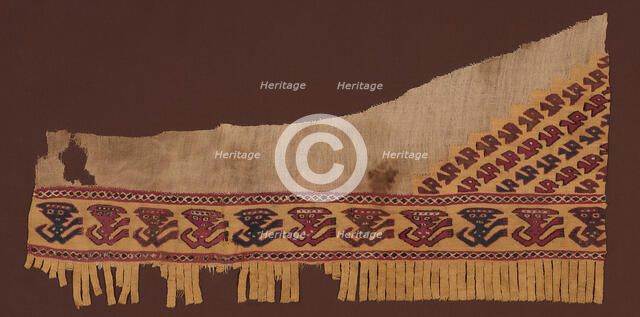 Fragment, Peru, A.D. 1000/1476. Creator: Unknown.