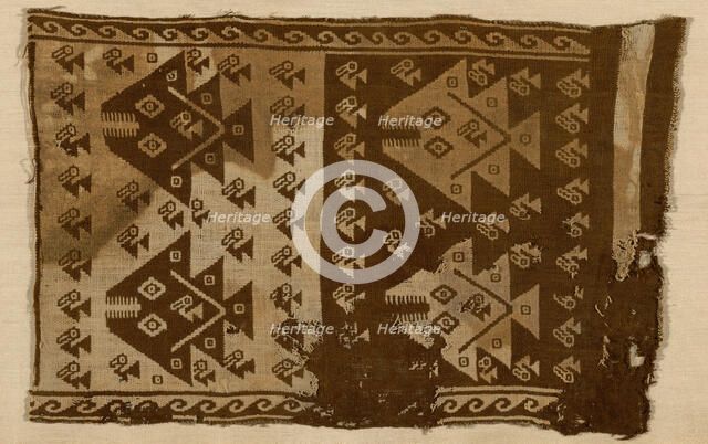 Fragment, Peru, A.D. 1000/1476. Creator: Unknown.