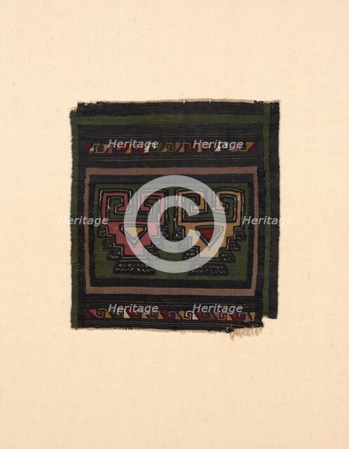 Fragment, Peru, A.D. 1000/1476. Creator: Unknown.