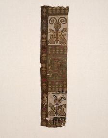 Fragment, Peru, A.D. 1000/1476. Creator: Unknown