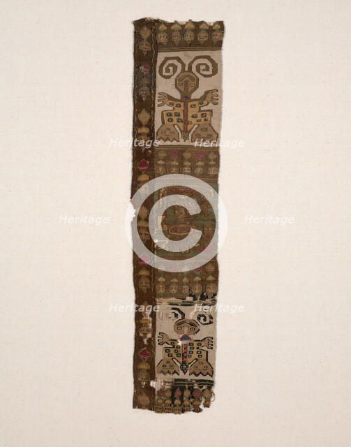 Fragment, Peru, A.D. 1000/1476. Creator: Unknown.