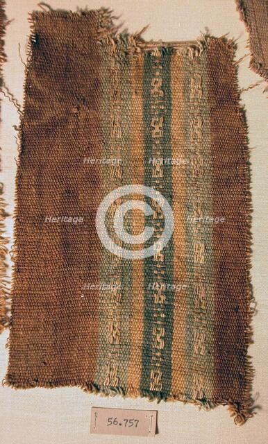 Fragment, Peru, A.D. 1000/1476. Creator: Unknown.