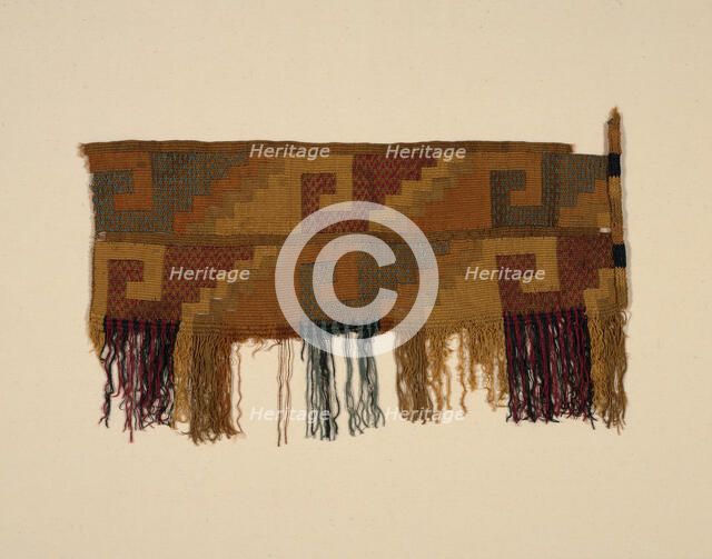 Fragment, Peru, A.D. 1000/1476. Creator: Unknown.