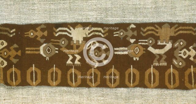 Fragment, Peru, A.D. 1000/1476. Creator: Unknown.