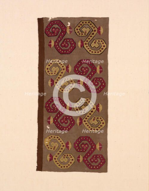 Fragment, Peru, A.D. 1000/1476. Creator: Unknown.