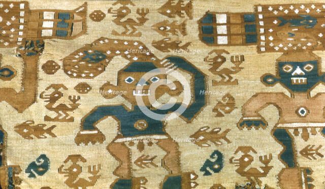 Fragment, Peru, A.D. 1000/1476. Creator: Unknown.