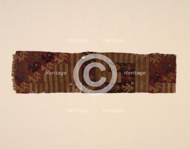 Fragment, Peru, A.D. 1000/1476. Creator: Unknown.